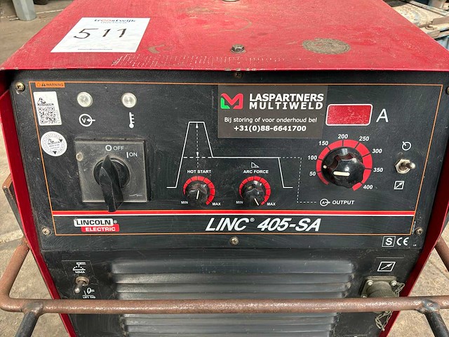 Lincoln electric linc 405-sa k14002-1 elektrode lasapparaat - afbeelding 5 van  7