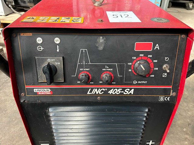 Lincoln electric linc 405-sa k14002-1 elektrode lasapparaat - afbeelding 3 van  4