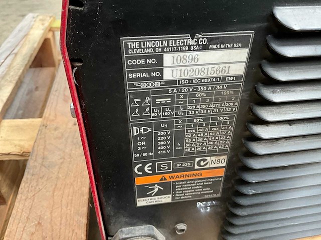 Lincoln electric power wave 405 m elektrode lasapparaat - afbeelding 5 van  5