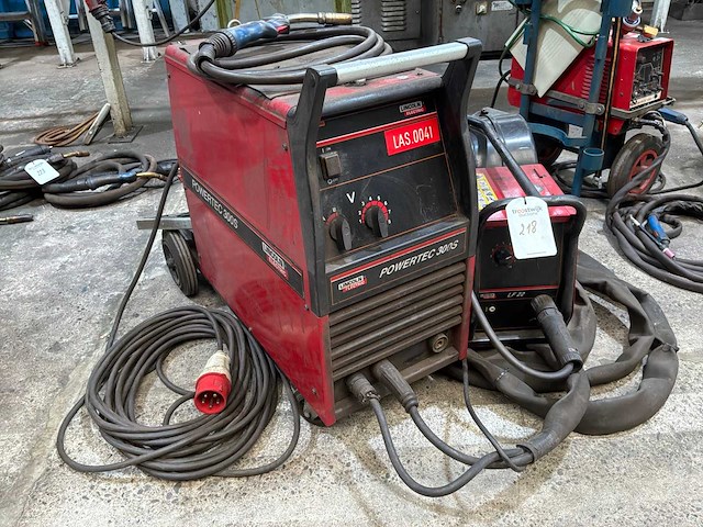 Lincoln electric powertec 300s mig lasapparaat - afbeelding 1 van  9