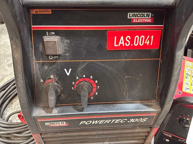 Lincoln electric powertec 300s mig lasapparaat - afbeelding 3 van  9