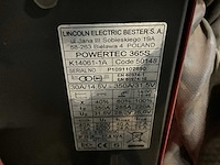 Lincoln electric powertec 365s / lf24m / cool arc 25 mig lasapparaat - afbeelding 4 van  12