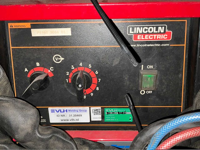 Lincoln electric powertec 365s / lf24m / cool arc tm25 mig lasapparaat - afbeelding 10 van  13