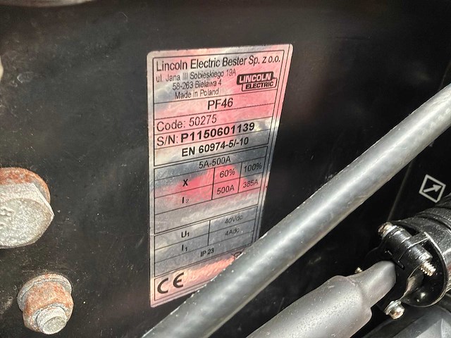 Lincoln electric s350 ce power wave multiproces lasinstallatie - afbeelding 10 van  19
