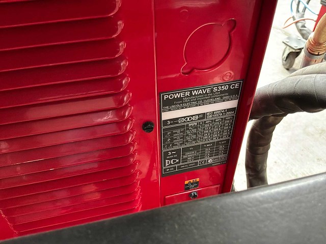 Lincoln electric s350 ce power wave multiproces lasinstallatie - afbeelding 9 van  12