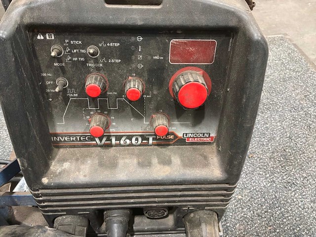 Lincoln electric v 160 tig tpulse lasmachine - afbeelding 5 van  9