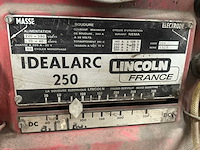 Lincoln france idealarc 250 mma lasapparaat gelijkstroom - afbeelding 1 van  5