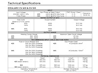 Lincoln idealarc cv420 mig lasapparaat - afbeelding 11 van  20