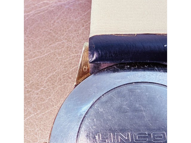 Lincoln ''illinois watch co.'' 14kt gouden herenhorloge - afbeelding 5 van  6