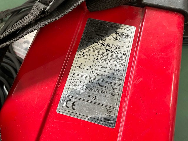 Lincoln invertec 165s elektrode lasapparaat - afbeelding 6 van  6