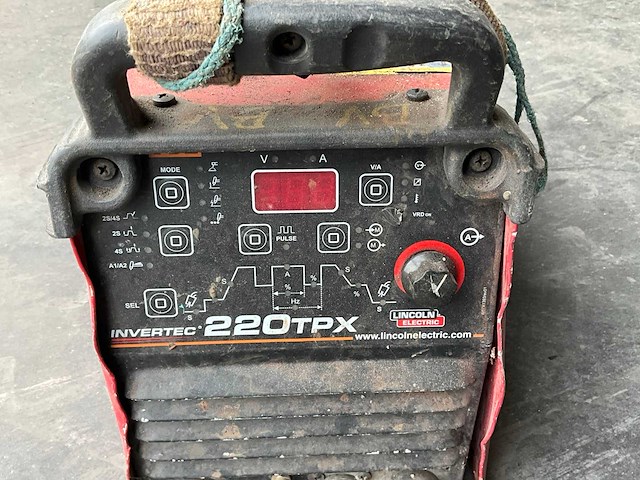 Lincoln invertec 220 tpx lasapparaat - afbeelding 4 van  5