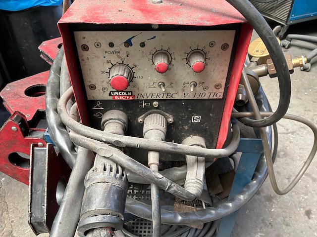 Lincoln invertec v 130 tig-/ en elektrode lasapparaat - afbeelding 7 van  11