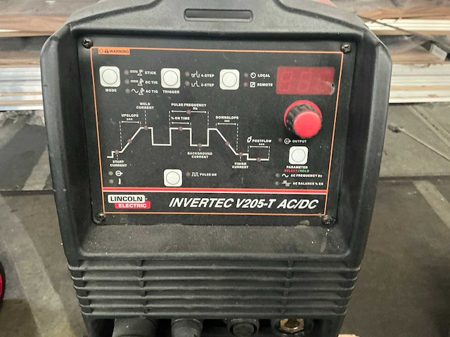 Lincoln invertec v205-t lasmachine - afbeelding 3 van  8