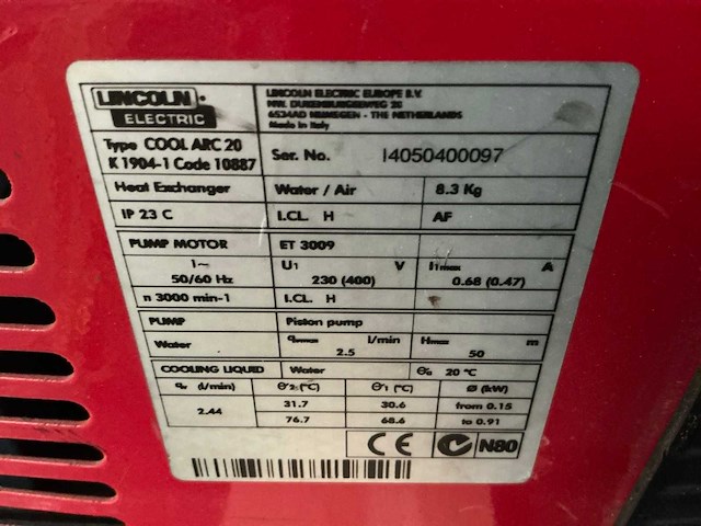 Lincoln invertec v205-t lasmachine - afbeelding 8 van  8