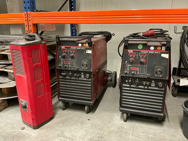 Lincoln power wave 345c mig lasapparaat (2x) - afbeelding 1 van  2