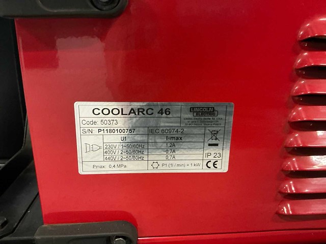 Lincoln speedtec 405 sp mig lasapparaat - afbeelding 9 van  23