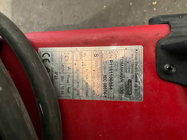 Lincoln tomahawk 1538 plasmasnijmachine - afbeelding 8 van  9