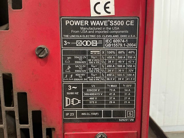 Lincolnelectric power wave s500 ce lasapparaat - afbeelding 7 van  7
