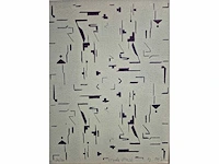 Linda vonk - zeefdruk - 60 x 50 - afbeelding 2 van  2