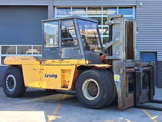 Linde - 1991 - h280 - 3.21m duplex - 6136 uren - vorkheftruck - afbeelding 8 van  11