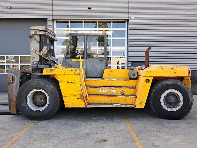 Linde - 1991 - h280 - 3.21m duplex - 6136 uren - vorkheftruck - afbeelding 4 van  11