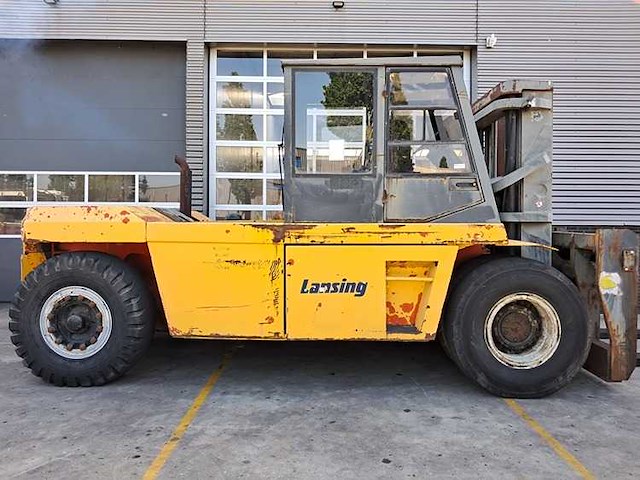 Linde - 1991 - h280 - 3.21m duplex - 6136 uren - vorkheftruck - afbeelding 7 van  11