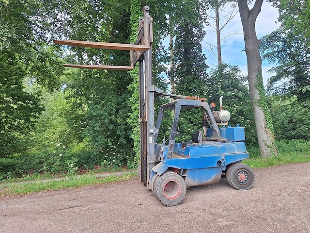 Linde - 1993 - h80d - 3.75m duplex - vorkheftruck - afbeelding 2 van  9
