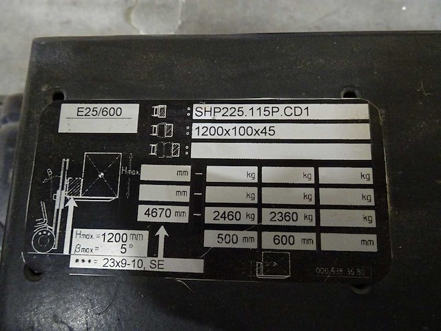 Linde - 2001 - e25/600-02 - vorkheftruck - afbeelding 7 van  23