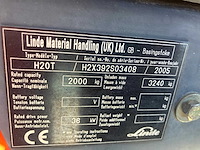 Linde - 2005 - h20 t - vorkheftruck - afbeelding 5 van  13