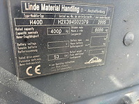 Linde - 2005 - h40d - vorkheftruck - afbeelding 3 van  11