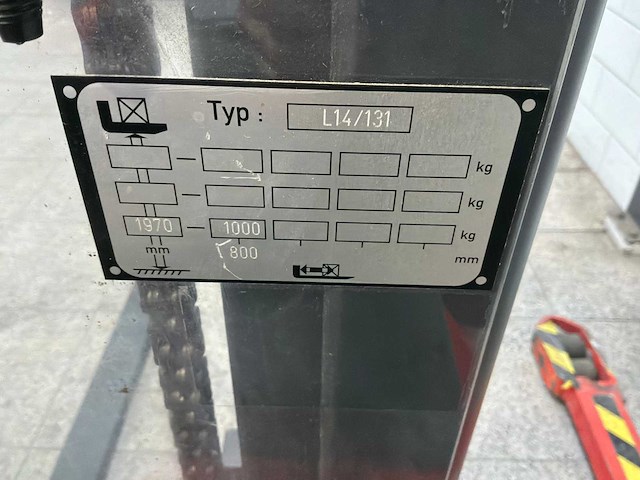 Linde - 2005 - l14as-ap - stapelaar - afbeelding 15 van  15