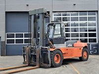 Linde - 2006 - h160d - 16t hefvermogen op 1200mm, 3.7m duplex, vorkversteller, side-shift - vorkheftruck