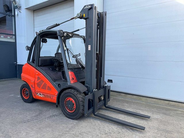 Linde - 2008 - h50d - 5.8m triplex - vorkheftruck - afbeelding 7 van  10