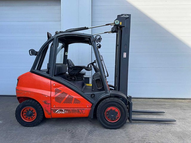 Linde - 2008 - h50d - 5.8m triplex - vorkheftruck - afbeelding 3 van  7