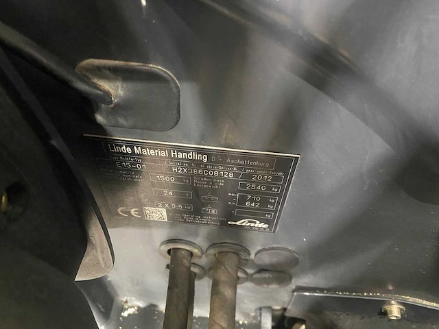 Linde - 2012 - e15 - vorkheftruck - afbeelding 16 van  16