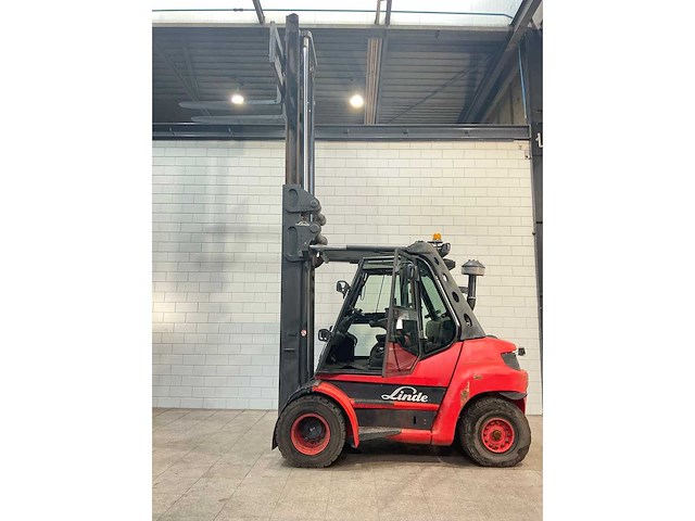Linde - 2012 - h80d - 4.9m duplex - vorkheftruck - afbeelding 12 van  19