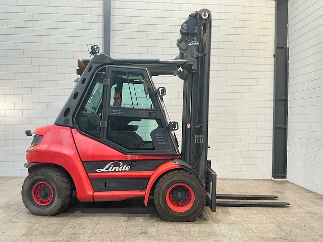 Linde - 2012 - h80d - 4.9m duplex - vorkheftruck - afbeelding 14 van  19
