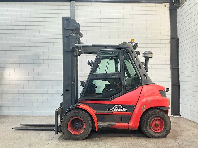 Linde - 2012 - h80d - 4.9m duplex - vorkheftruck - afbeelding 3 van  16