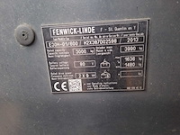 Linde - 2013 - e30h-01/600 - 3.26m duplex, free-lift, vorkversteller - vorkheftruck - afbeelding 13 van  14