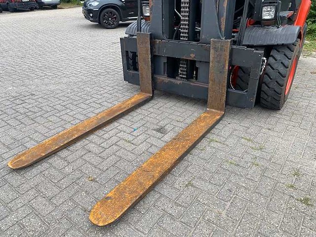 Linde - 2013 - h80d-02/900 - 6.5m triplex, free-lift - vorkheftruck - afbeelding 9 van  12