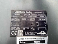 Linde - 2013 - h80d-02/900 - 6.5m triplex, free-lift - vorkheftruck - afbeelding 12 van  12