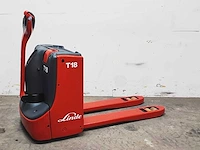 Linde - 2013 - t18 - elektrische palletwagen - afbeelding 5 van  8