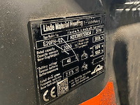 Linde - 2014 - e20ph-02 - 6.07m triplex, free-lift, side-shift - vorkheftruck - afbeelding 2 van  7