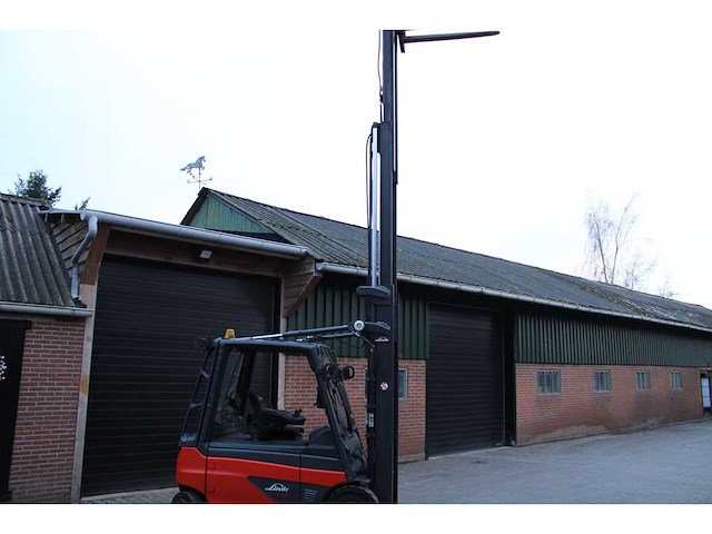 Linde - 2014 - e25 - 5.93m triplex, free-lift, vorkversteller, side-shift - vorkheftruck - afbeelding 13 van  18