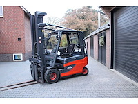 Linde - 2014 - e25 - 5.93m triplex, free-lift, vorkversteller, side-shift - vorkheftruck - afbeelding 1 van  16