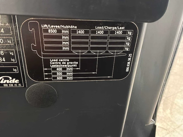 Linde - 2014 - r14x-03 - reach truck - afbeelding 2 van  18