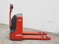 Linde - 2015 - t16 - elektrische palletwagen - afbeelding 4 van  10