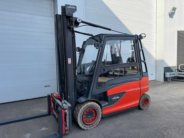 Linde - 2016 - e40hl-01/900 - 4.1m duplex, side-shift, vorkversteller - vorkheftruck - afbeelding 1 van  14
