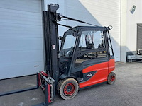 Linde - 2016 - e40hl-01/900 - 4.1m duplex, side-shift, vorkversteller - vorkheftruck - afbeelding 1 van  14