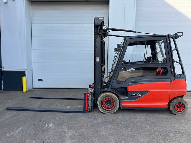 Linde - 2016 - e40hl-01/900 - 4.1m duplex, side-shift, vorkversteller - vorkheftruck - afbeelding 7 van  14